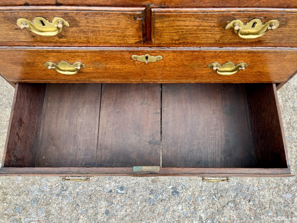 Small Georgian Oak Bureau View XI
