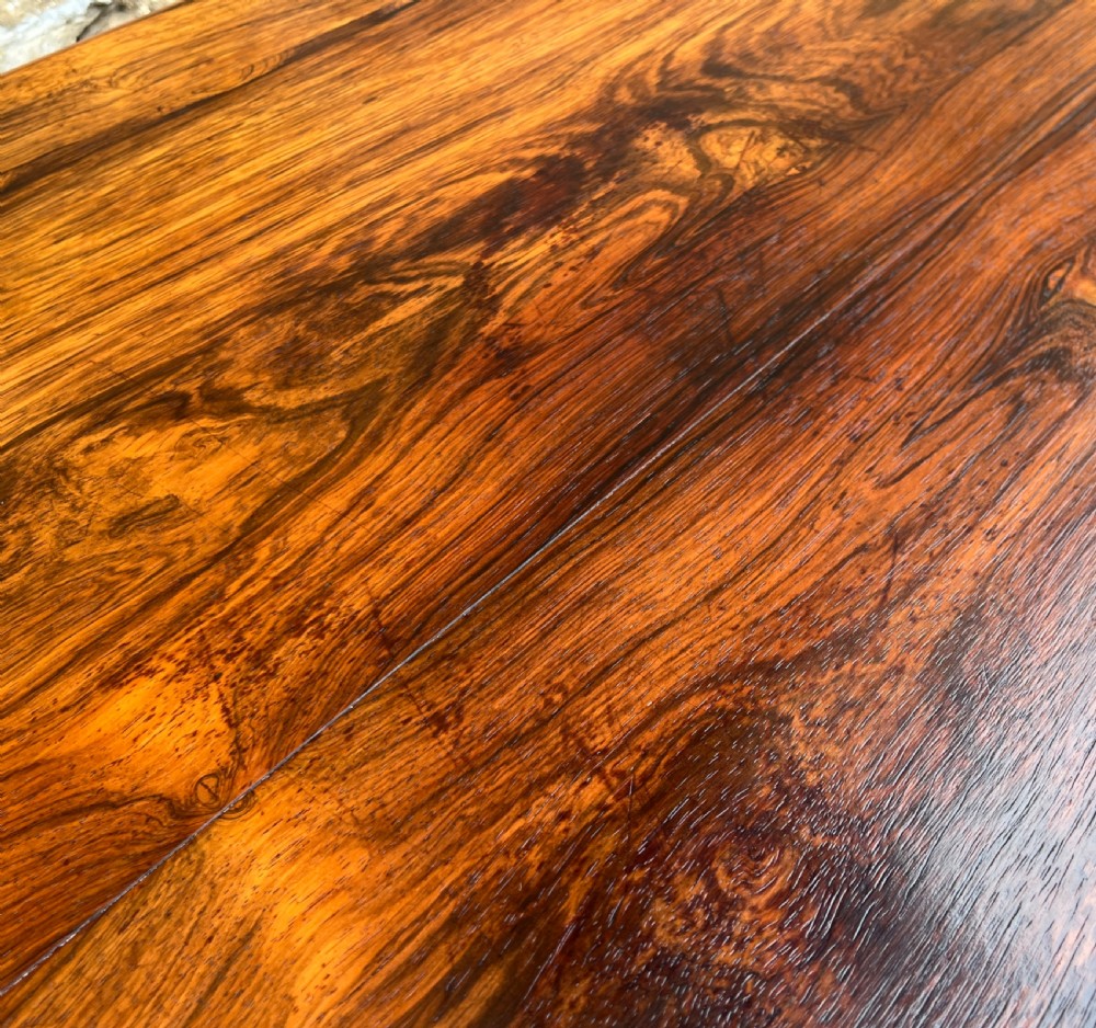 Large Regency Rosewood Library Table  View XVIII