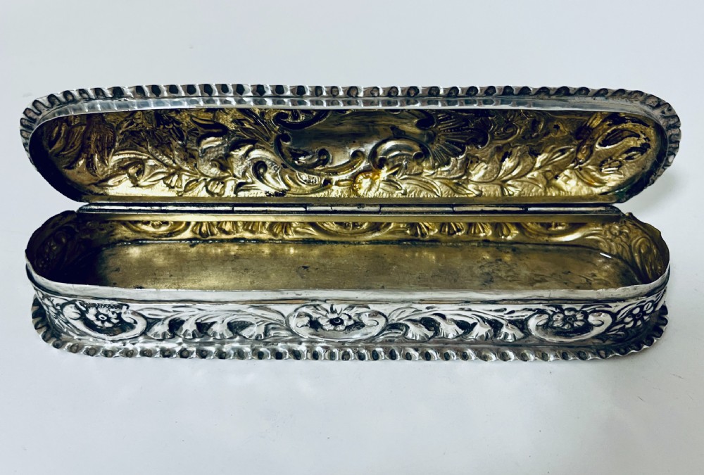 Antique Silver Trinket Box View V