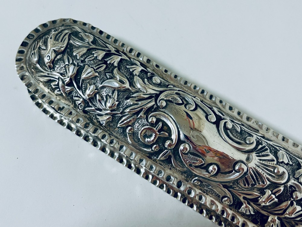 Antique Silver Trinket Box View XII
