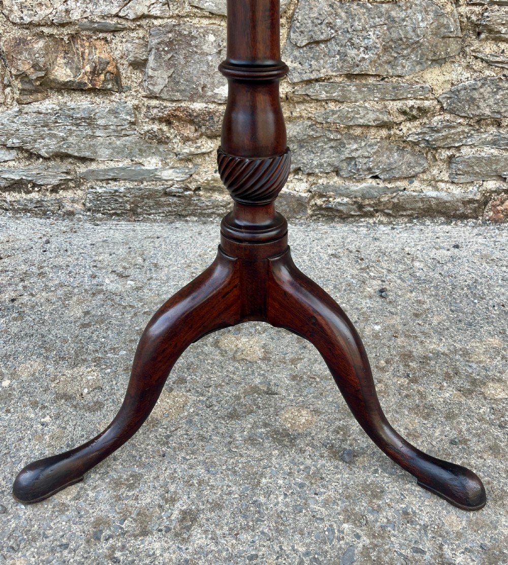 Georgian Mahogany Tilt Top Wine Table View III
