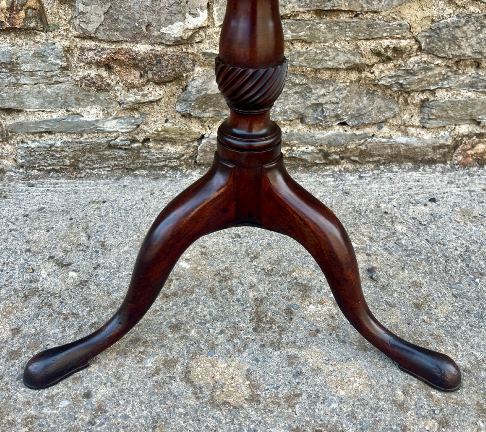 Georgian Mahogany Tilt Top Wine Table View X
