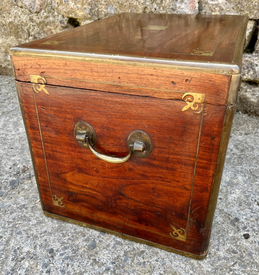 Antique Military Camphorwood Document Box View III