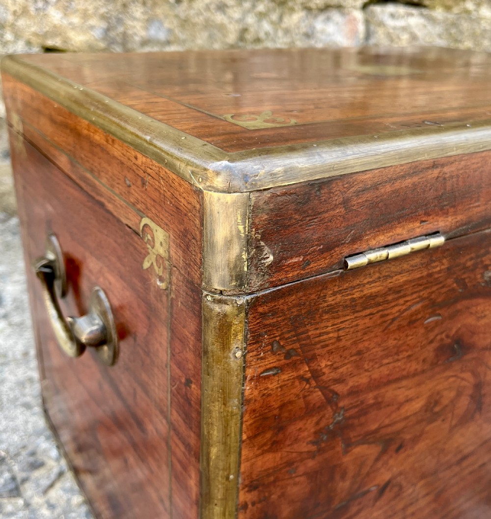 Antique Military Camphorwood Document Box View XV