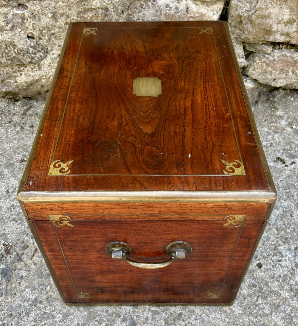 Antique Military Camphorwood Document Box View XXII