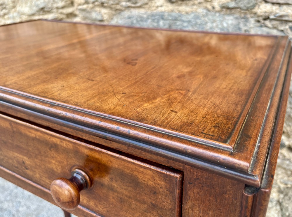 Regency Mahogany Drop Leaf Work Table View V