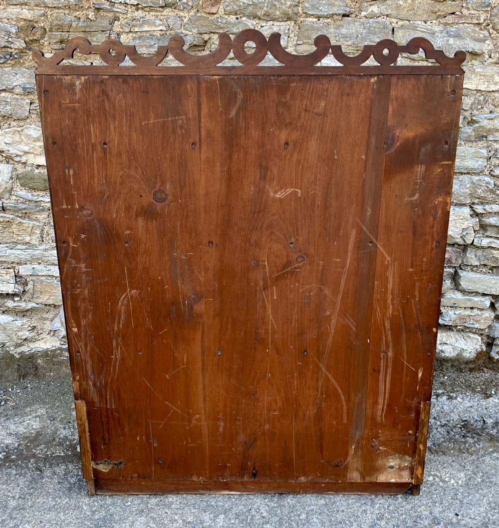 Antique Mahogany Waterfall Bookcase View XX