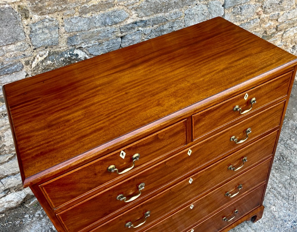 Large Georgian Mahogany Chest of Drawers View IX