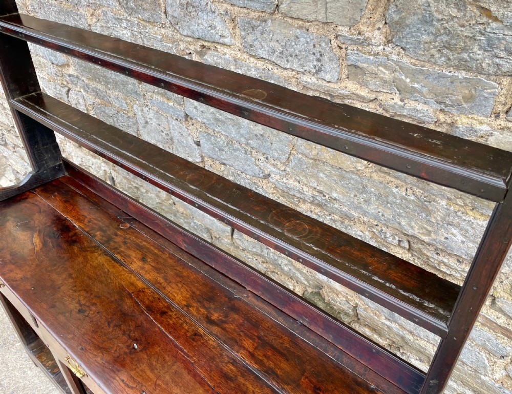 Georgian Oak Potboard Dresser View XIV