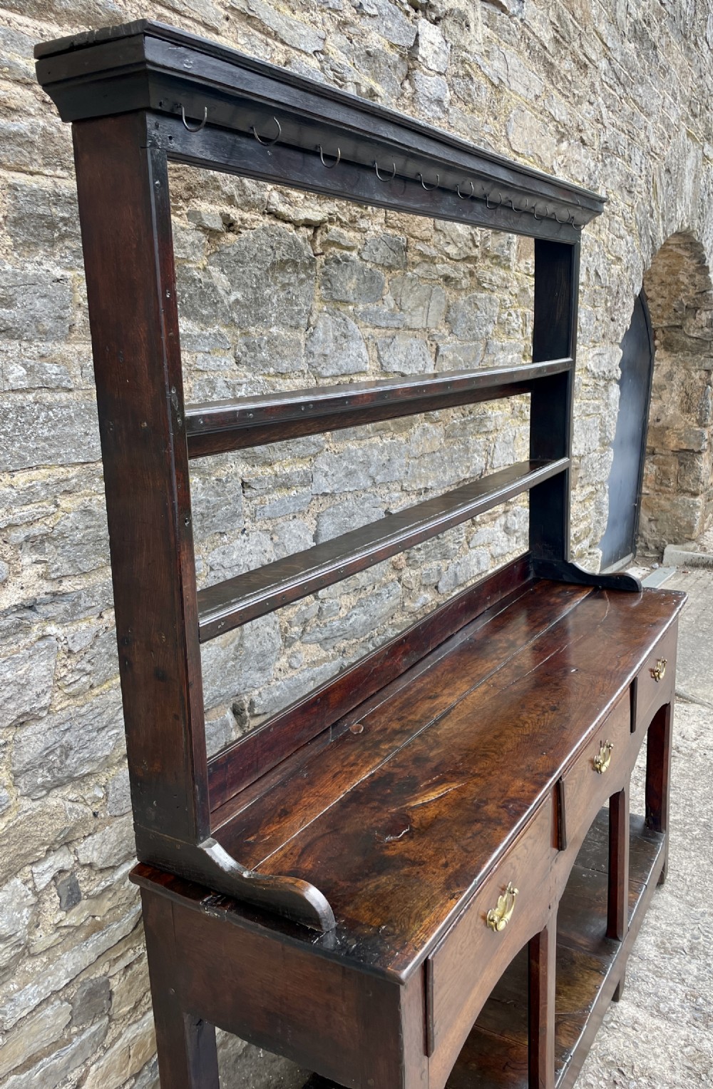 Georgian Oak Potboard Dresser View XXIII