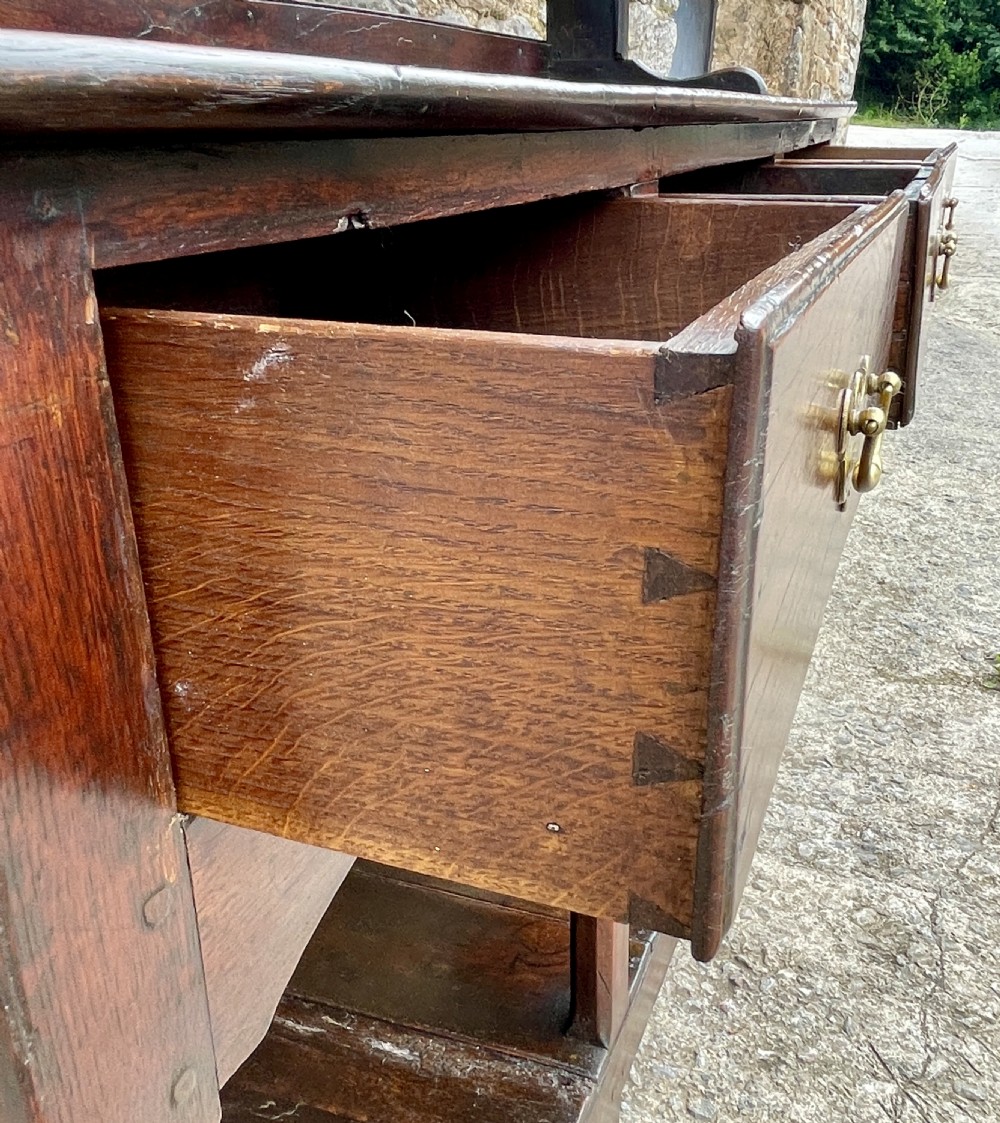 Georgian Oak Potboard Dresser View XXIV