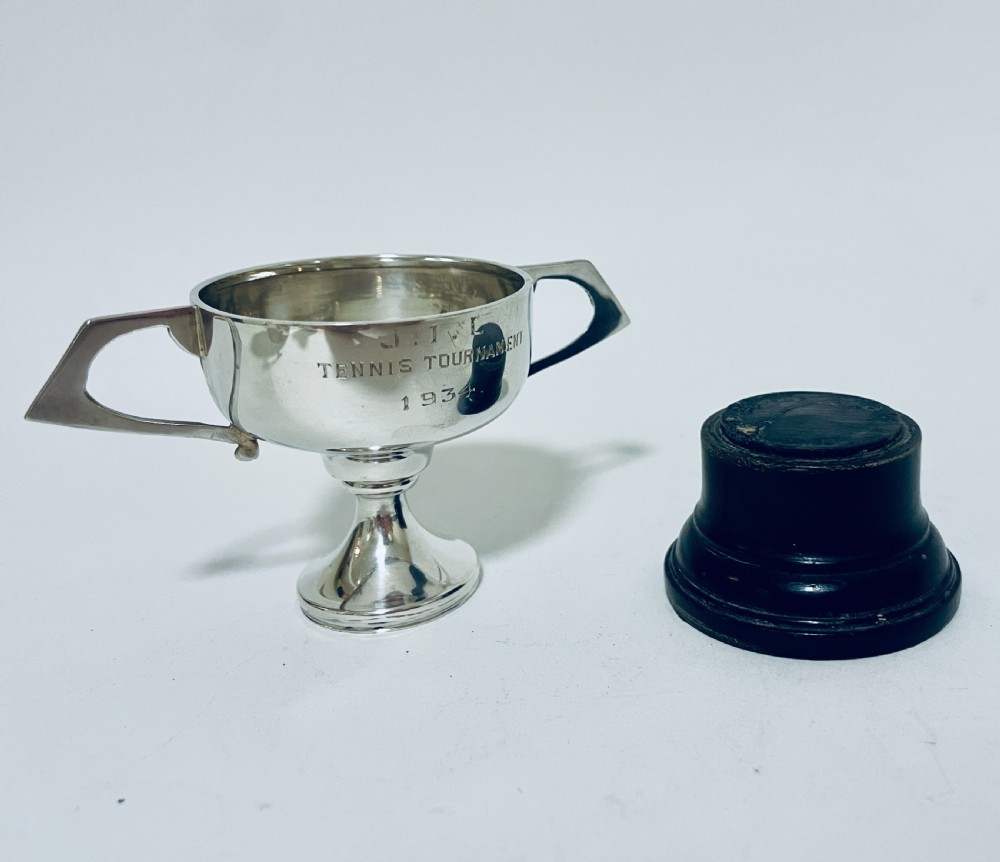 Antique Silver Trophy Cup View X