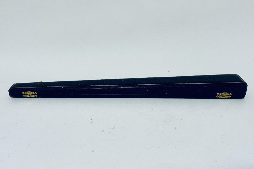Antique Silver Mounted Ebony Conductors Baton View VIII