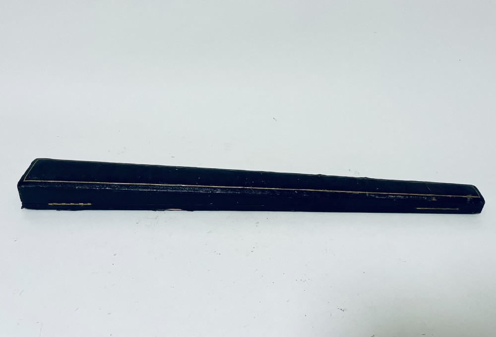 Antique Silver Mounted Ebony Conductors Baton View IX