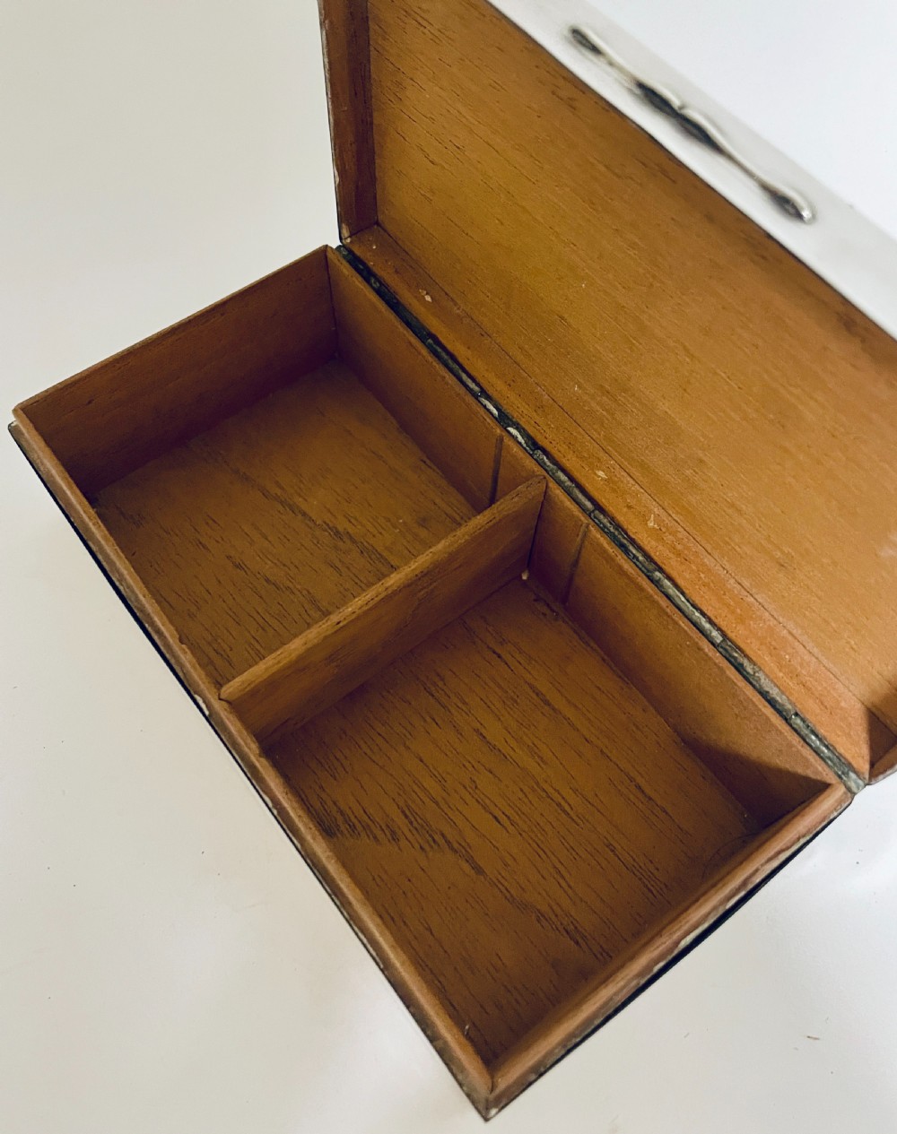 Antique Silver Cigarette Box View IX