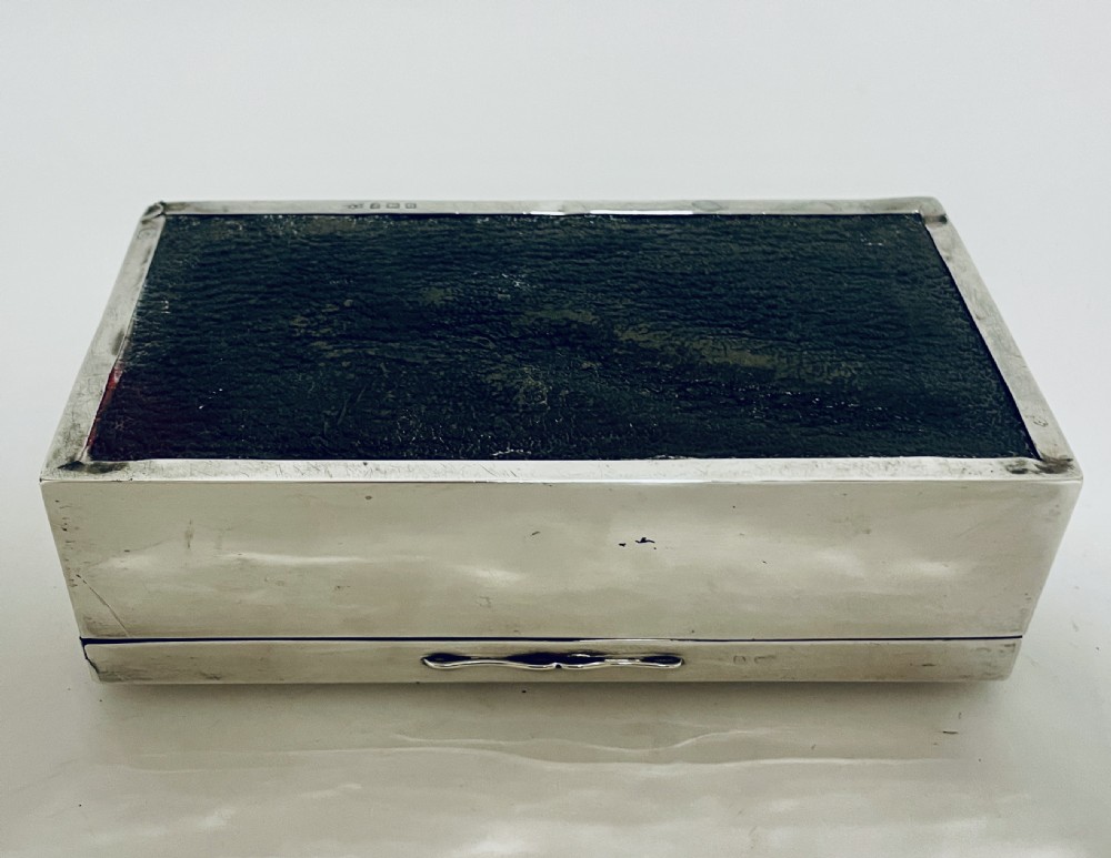 Antique Silver Cigarette Box View XI