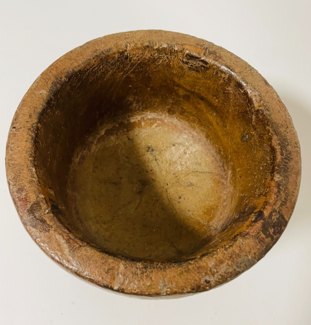 Antique Wooden Pestle and Mortar View VIII