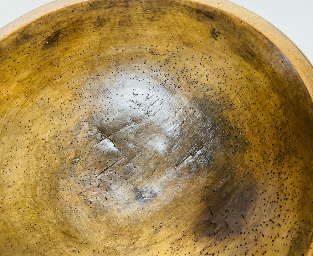 Large Antique Sycamore Dairy Bowl
 View VII