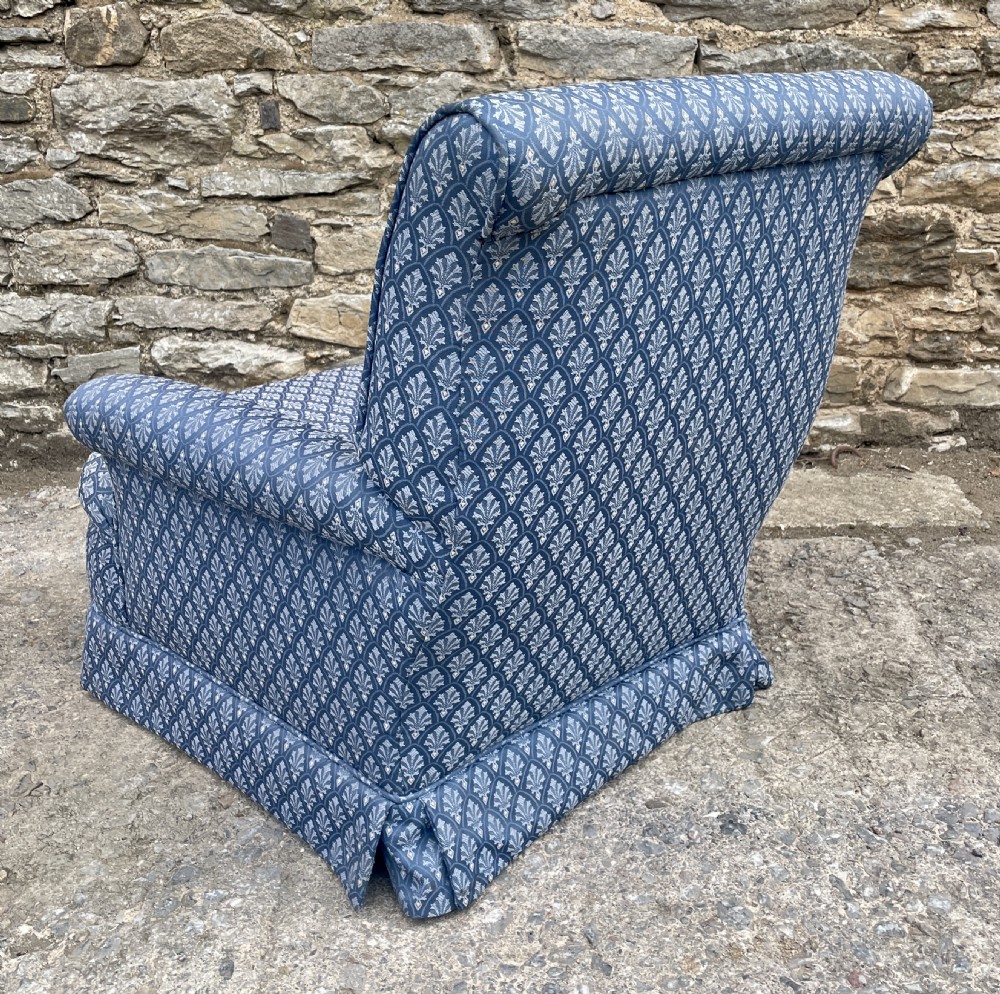 Deep Seated Antique Armchair View VII