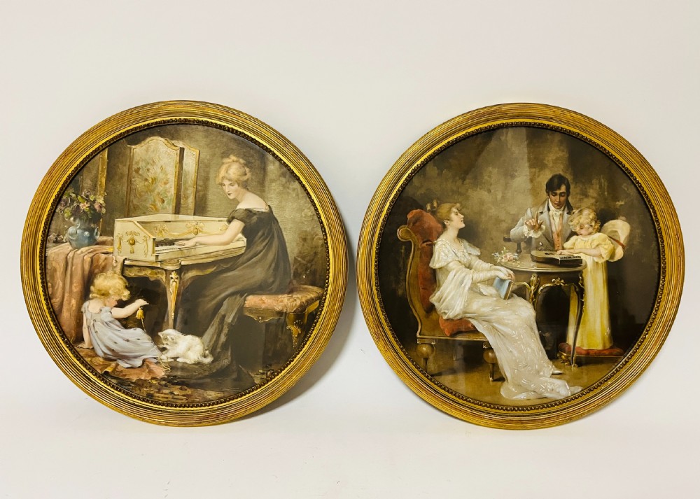 Pair of Antique Maude Goodman Prints