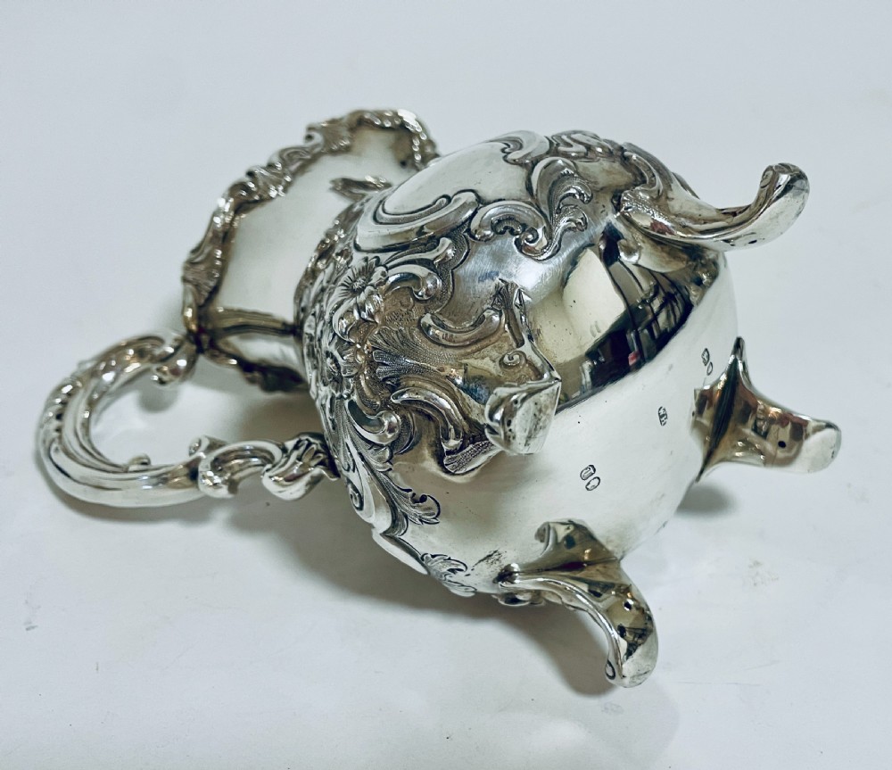 Victorian 4 Piece Silver Tea and Coffee Set View X