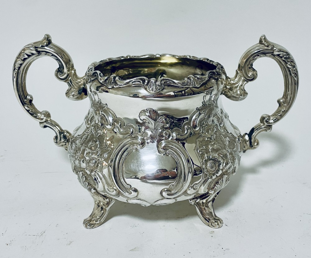 Victorian 4 Piece Silver Tea and Coffee Set View XIX