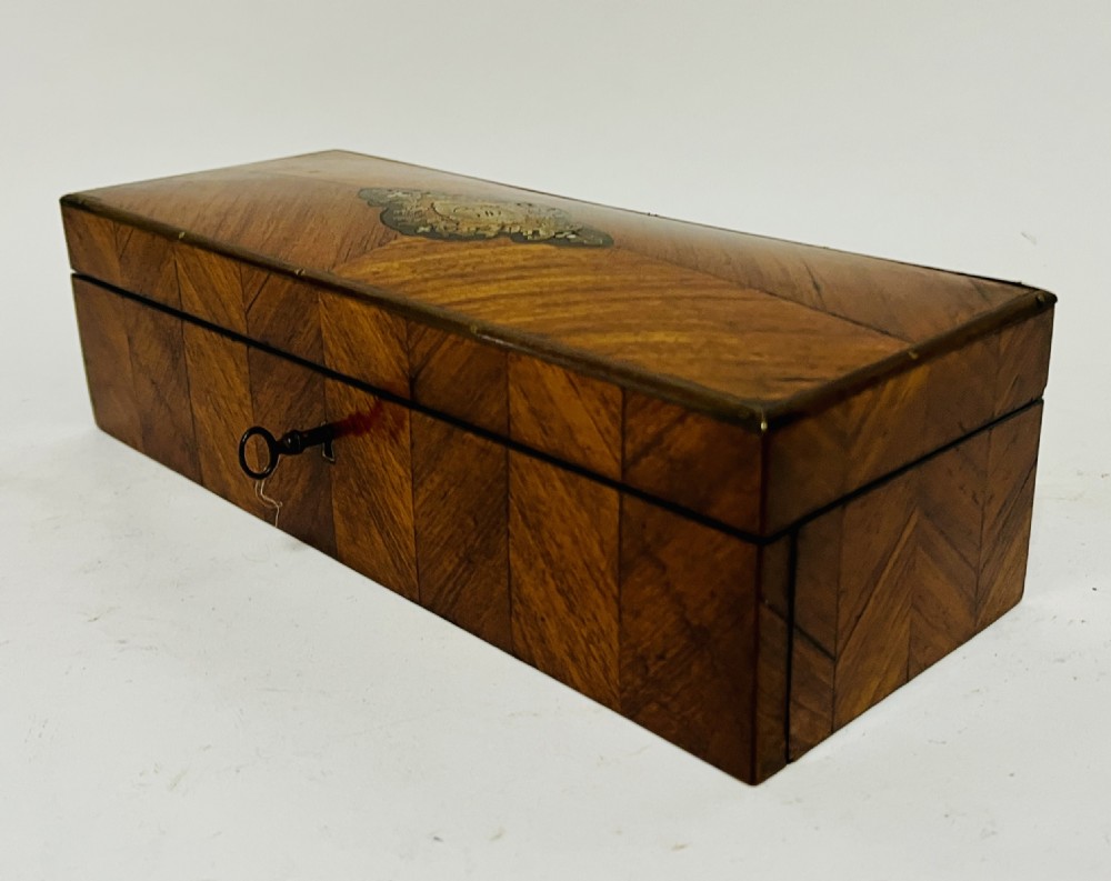 Antique French Napoleon III Glove Box View IV