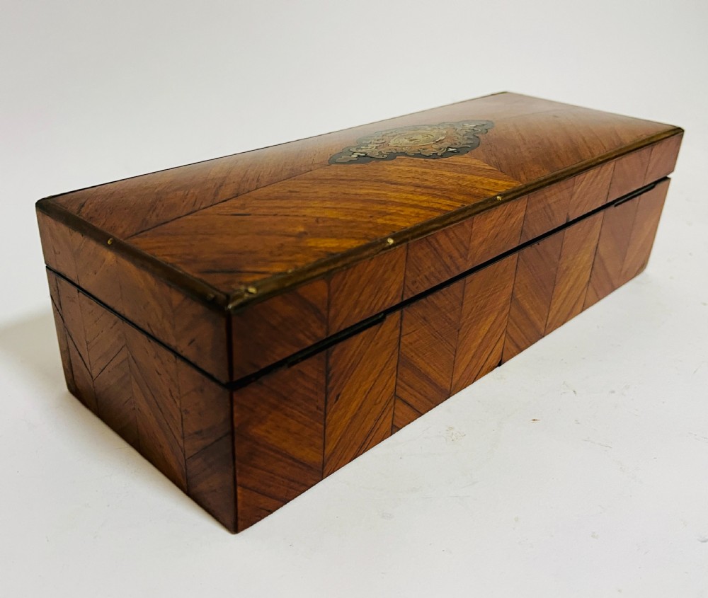 Antique French Napoleon III Glove Box View IX