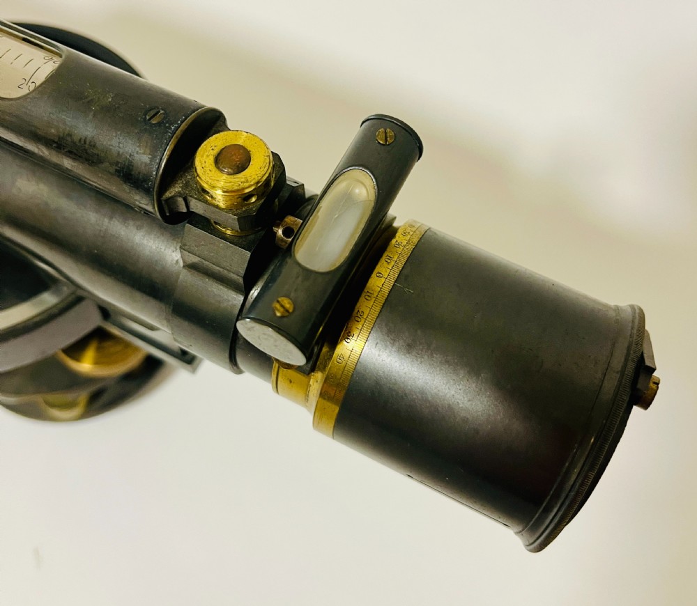 Antique Surveyor's Theodolite View X