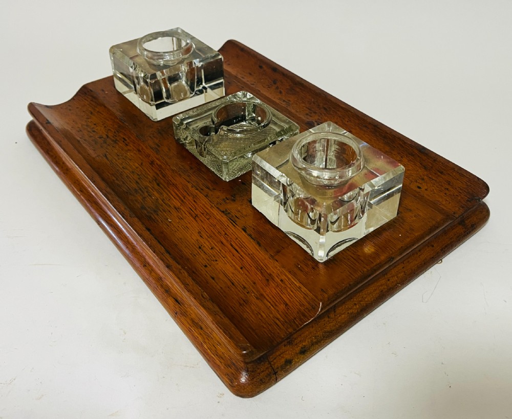 Large Edwardian Oak Desk Stand View VIII