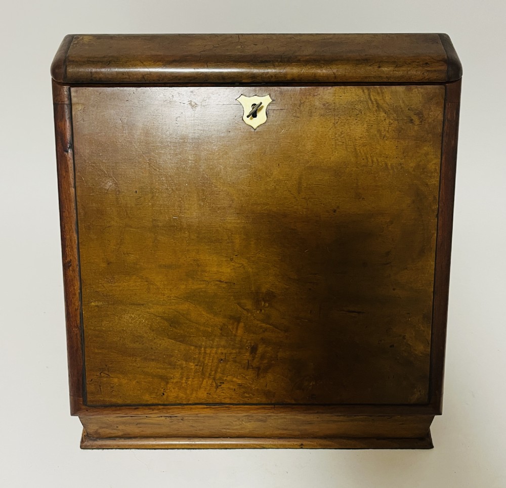 Antique Walnut Stationery Cabinet View VI