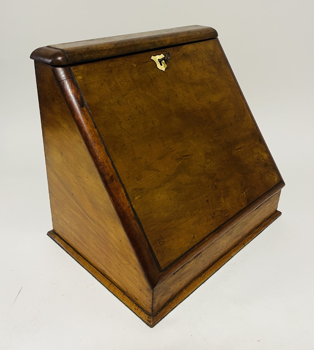 Antique Walnut Stationery Cabinet