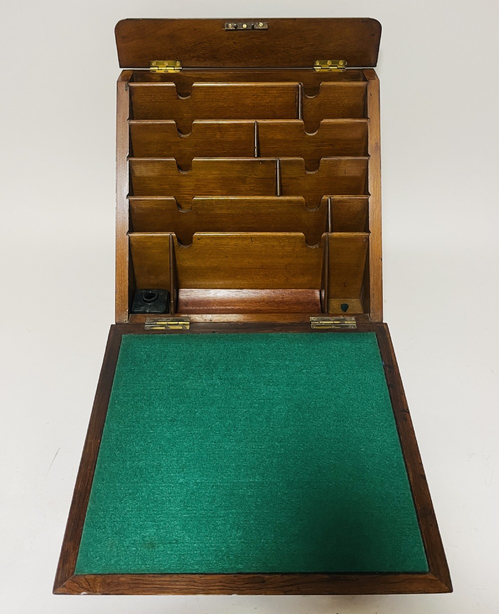 Antique Walnut Stationery Cabinet View IX