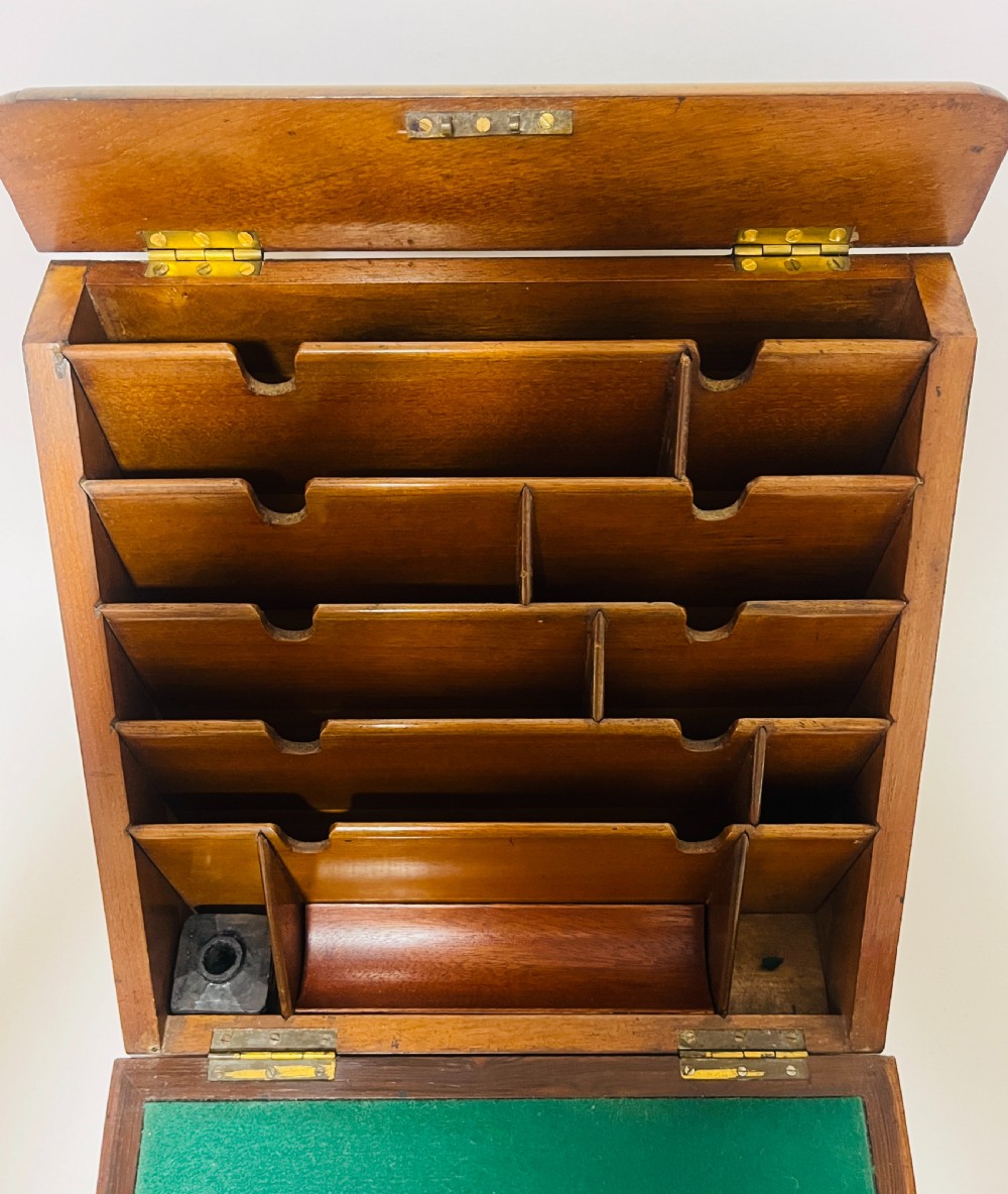Antique Walnut Stationery Cabinet View X