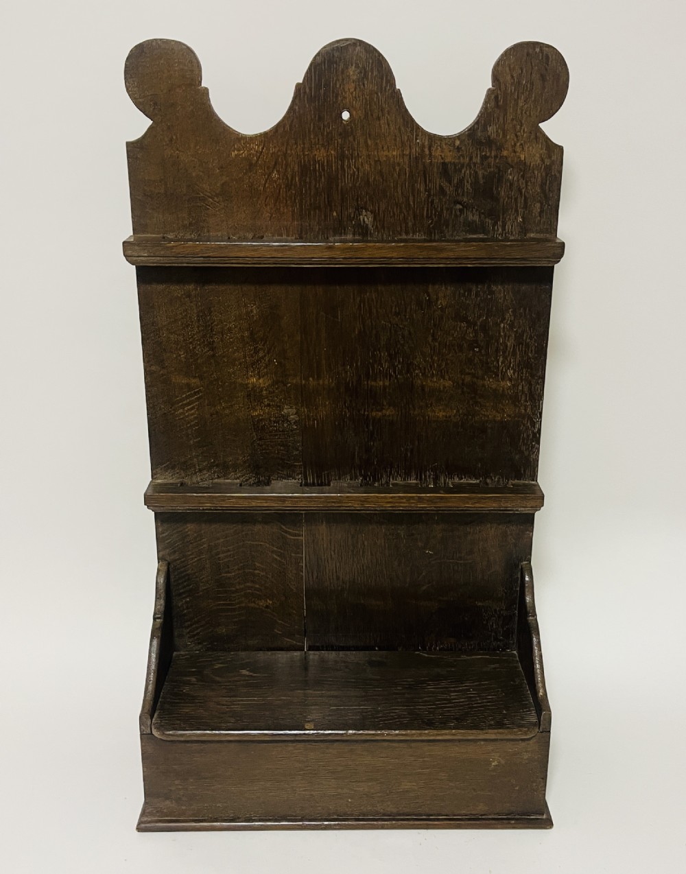 Antique Oak Spoon Rack