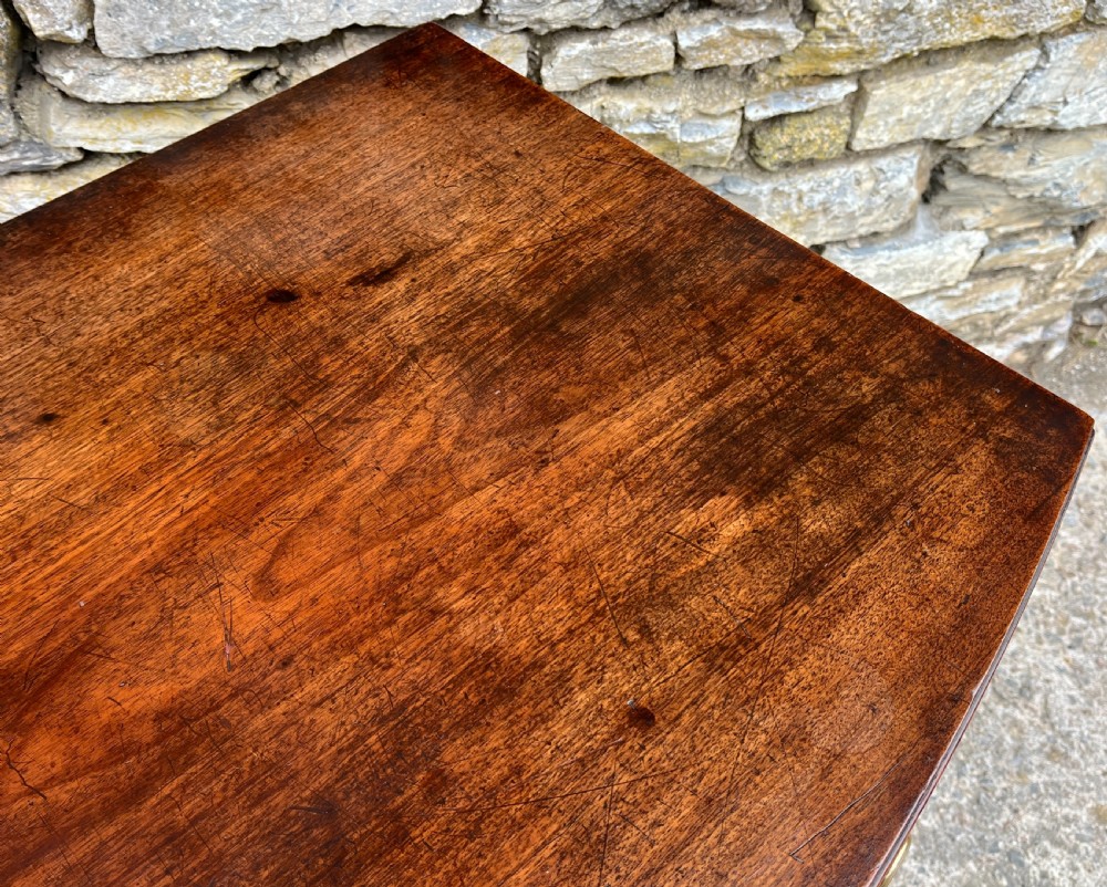 Regency Mahogany Bow Fronted Side Table View VII
