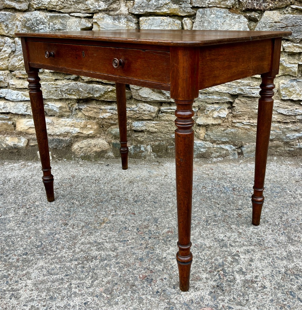 Victorian Country Oak Side Table View VI