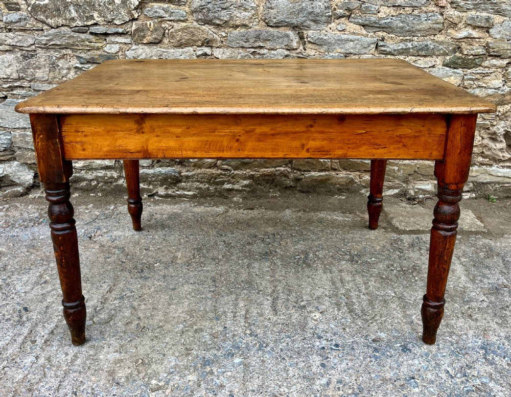 Victorian Pine Farmhouse Table View IV
