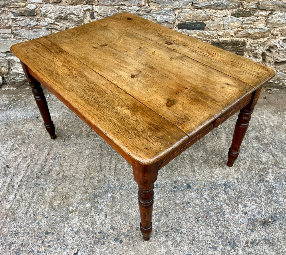 Victorian Pine Farmhouse Table View V