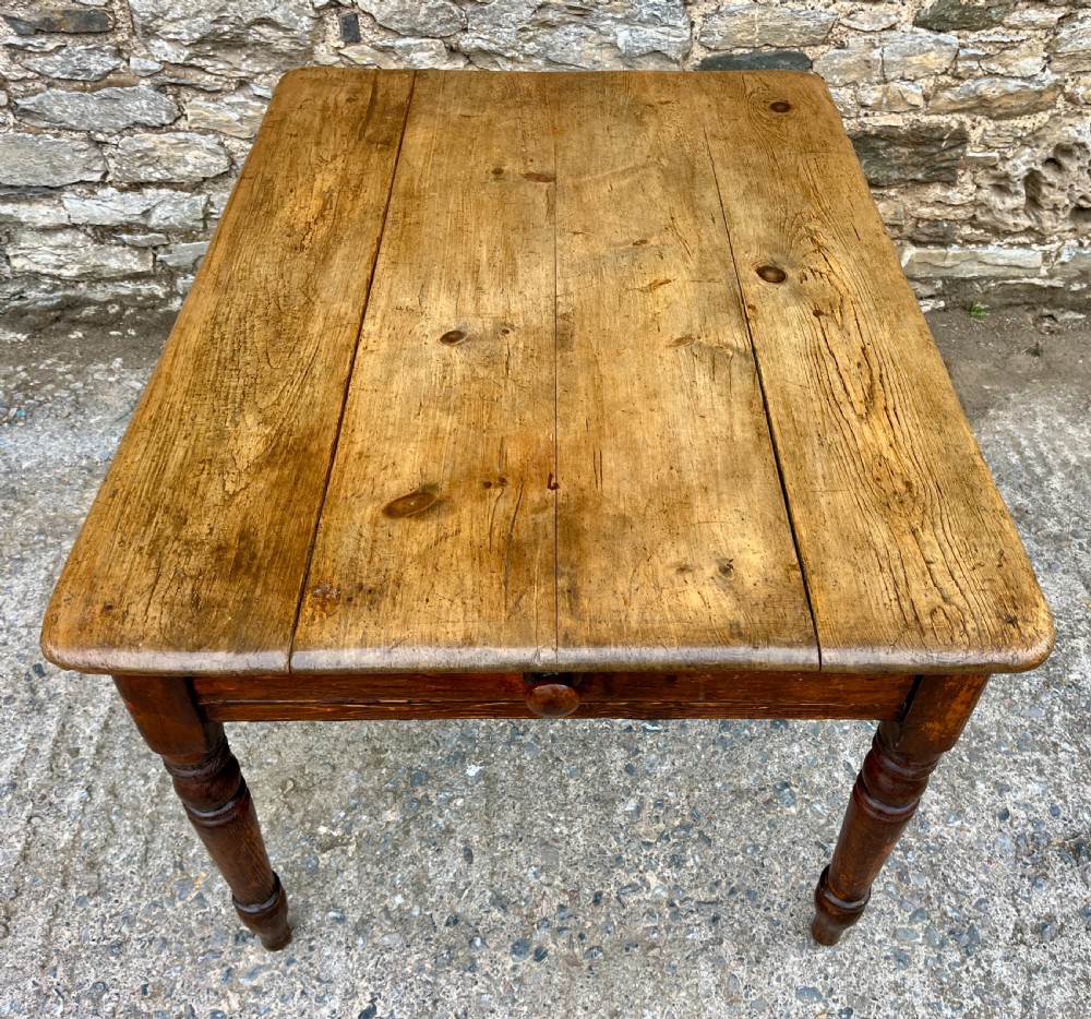 Victorian Pine Farmhouse Table View VII