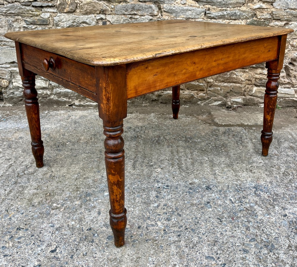 Victorian Pine Farmhouse Table View X