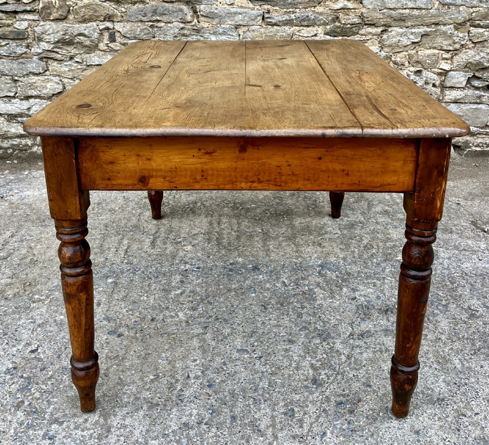 Victorian Pine Farmhouse Table View XIII