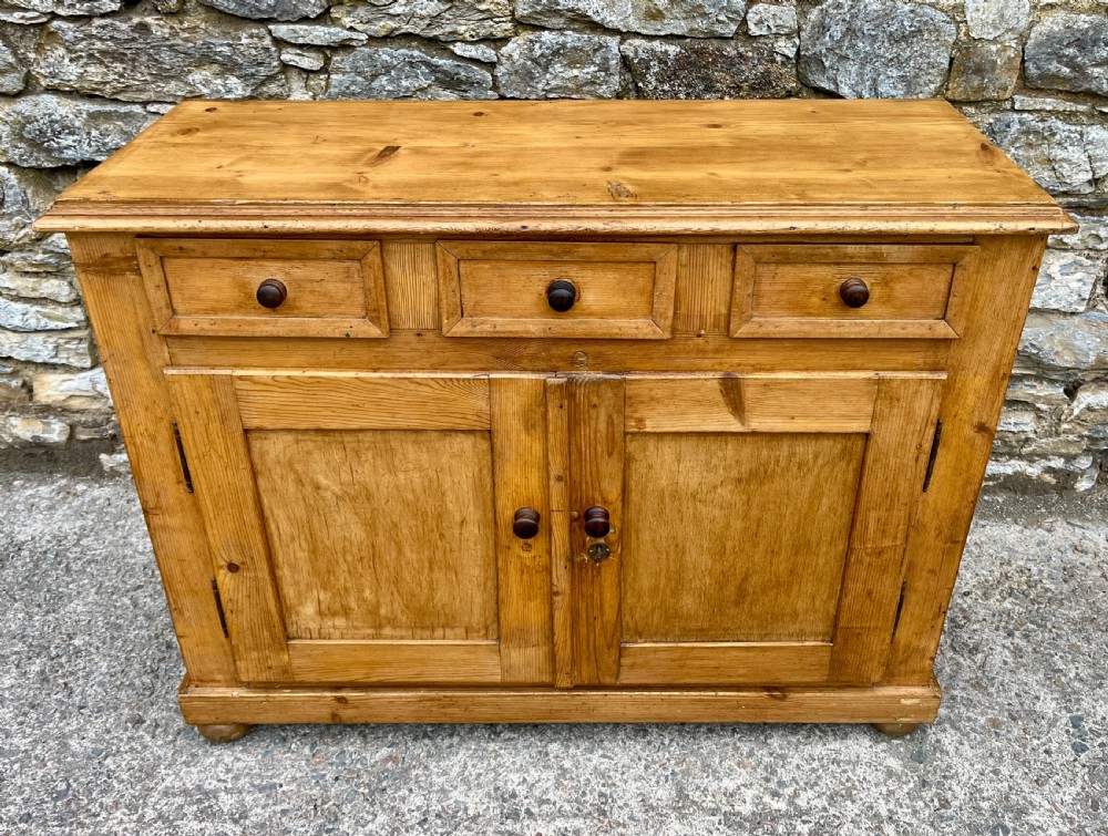 Large Antique Stripped Pine Sideboard View II