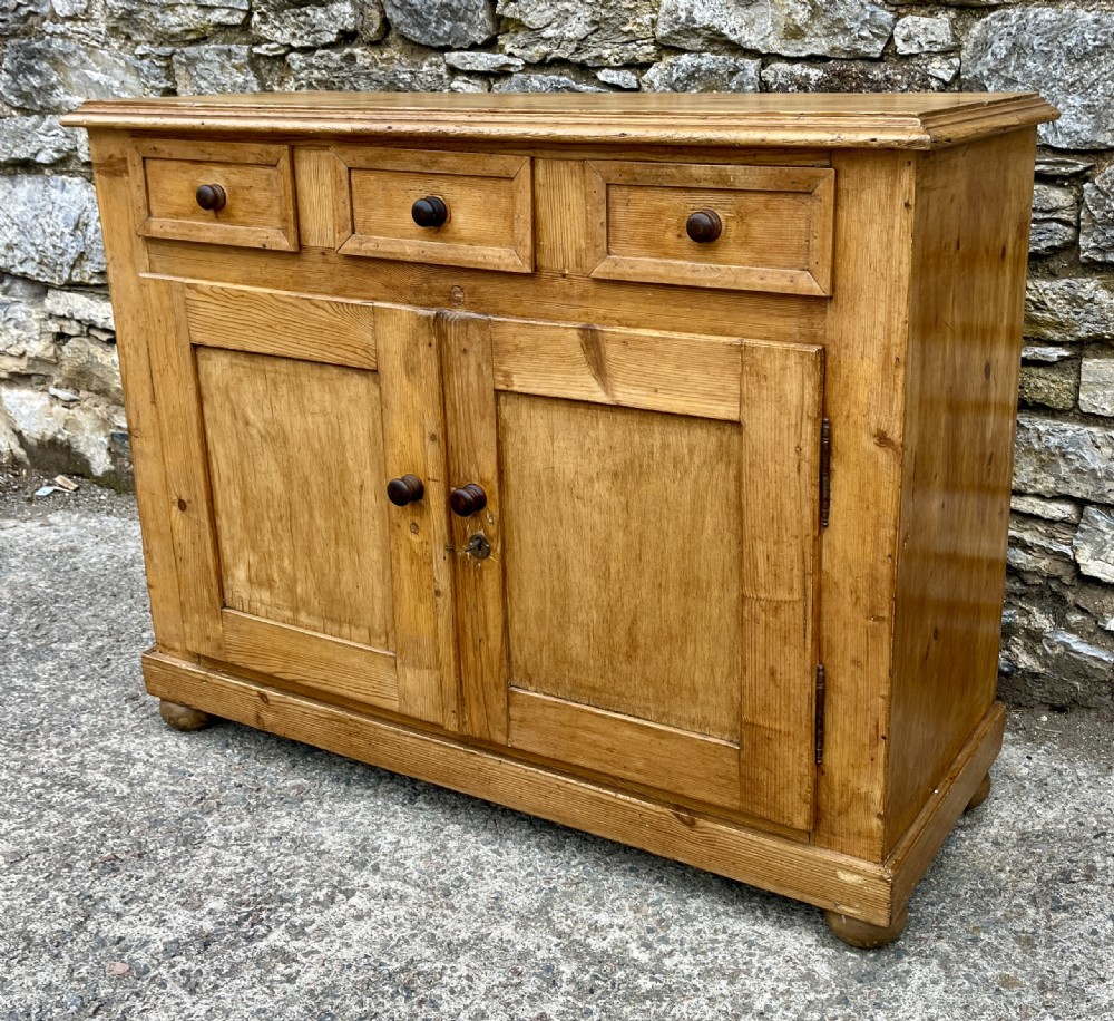 Large Antique Stripped Pine Sideboard View III