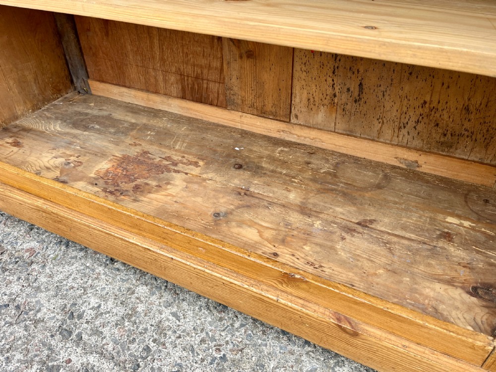 Large Antique Stripped Pine Sideboard View XII