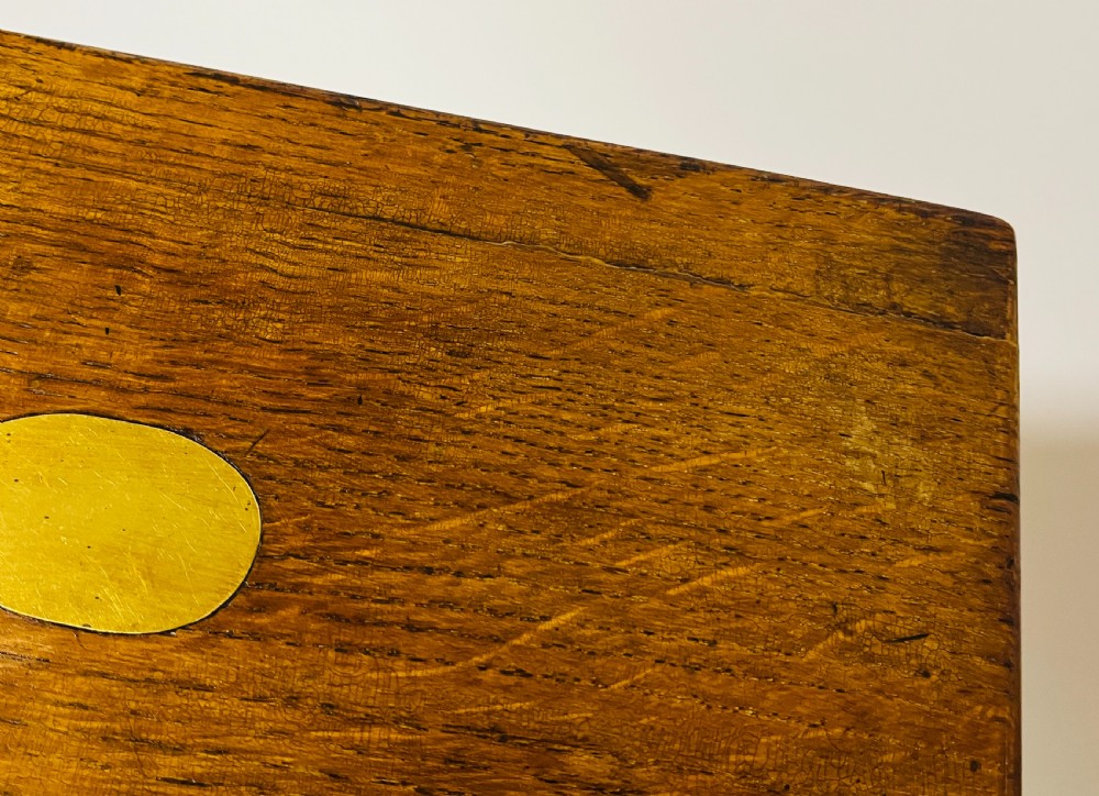 Antique Oak Stationery Box View XI