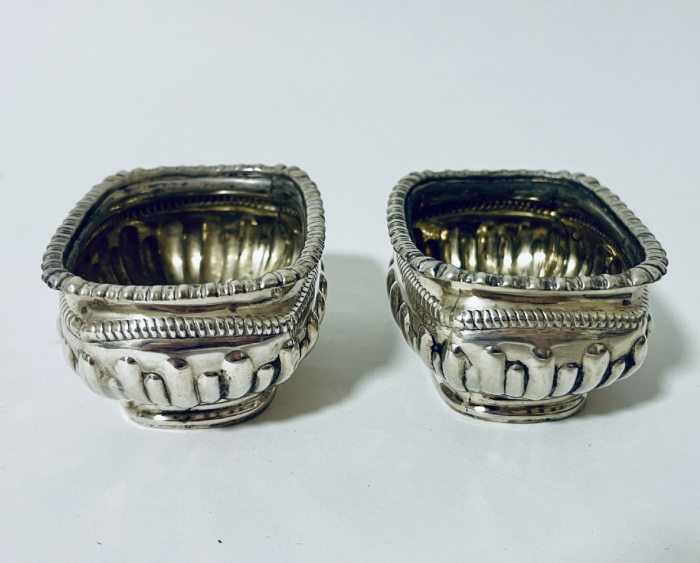 Pair of Victorian Silver Salts