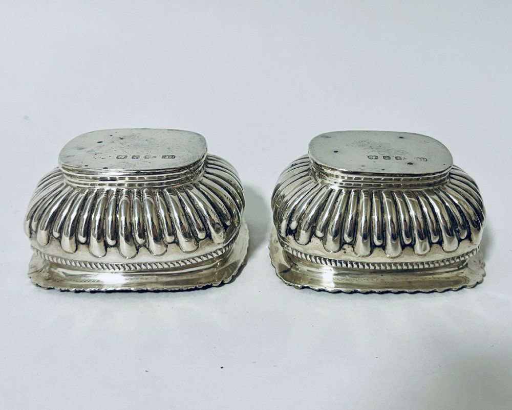 Pair of Victorian Silver Salts View IV