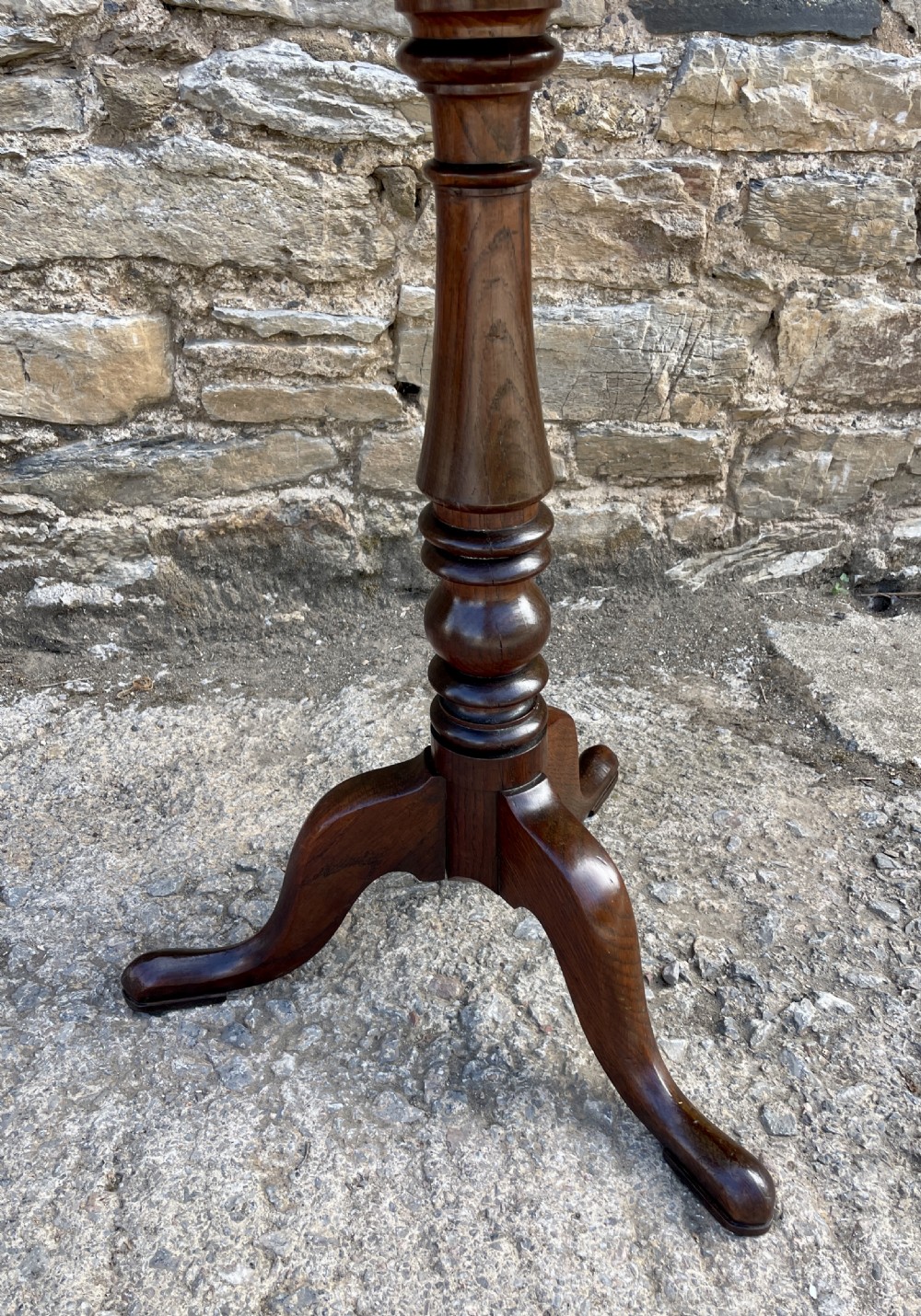 Georgian Oak Tilt Top Wine Table View X