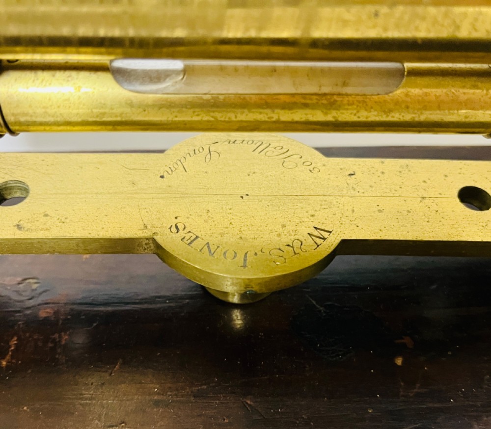 Antique Brass Surveyor's Level by W&S Jones View IX